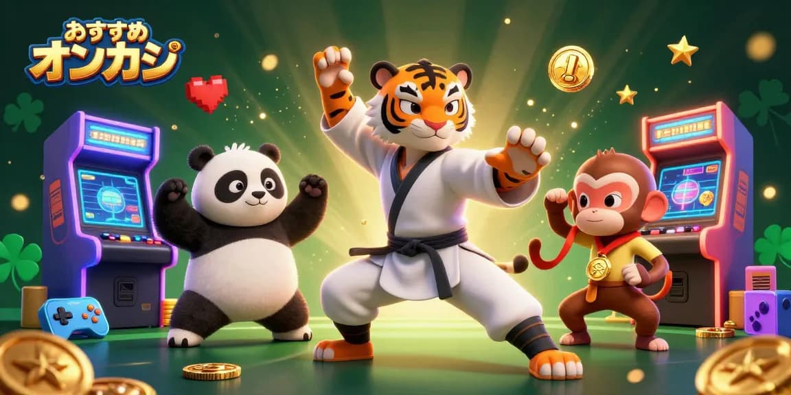 おすすめ オンカジで楽しむ3Dイラスト、カジノゲーム要素満載のシーン