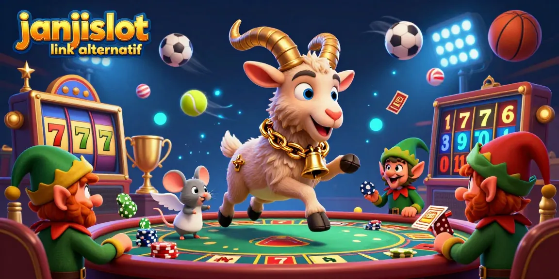 Experience excitement with janjislot link alternatif in a vibrant casino scene filled with thrilling elements.