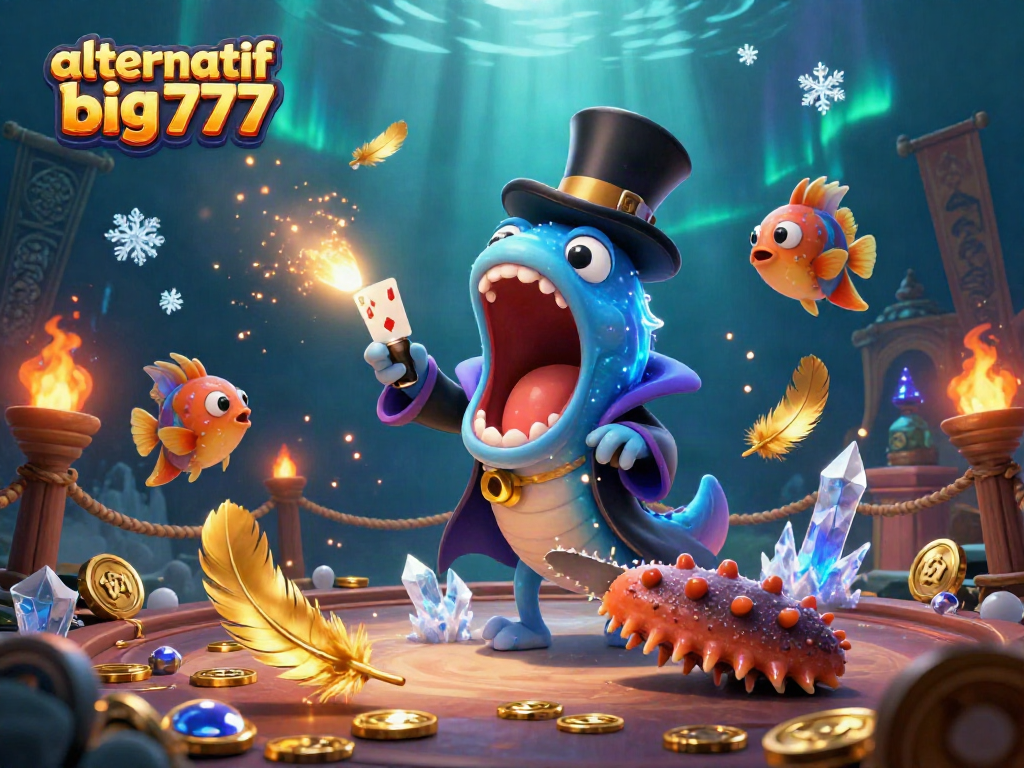 Engage in thrilling entertainment with alternatif big777 featuring magical deep-sea characters at an underwater casino.