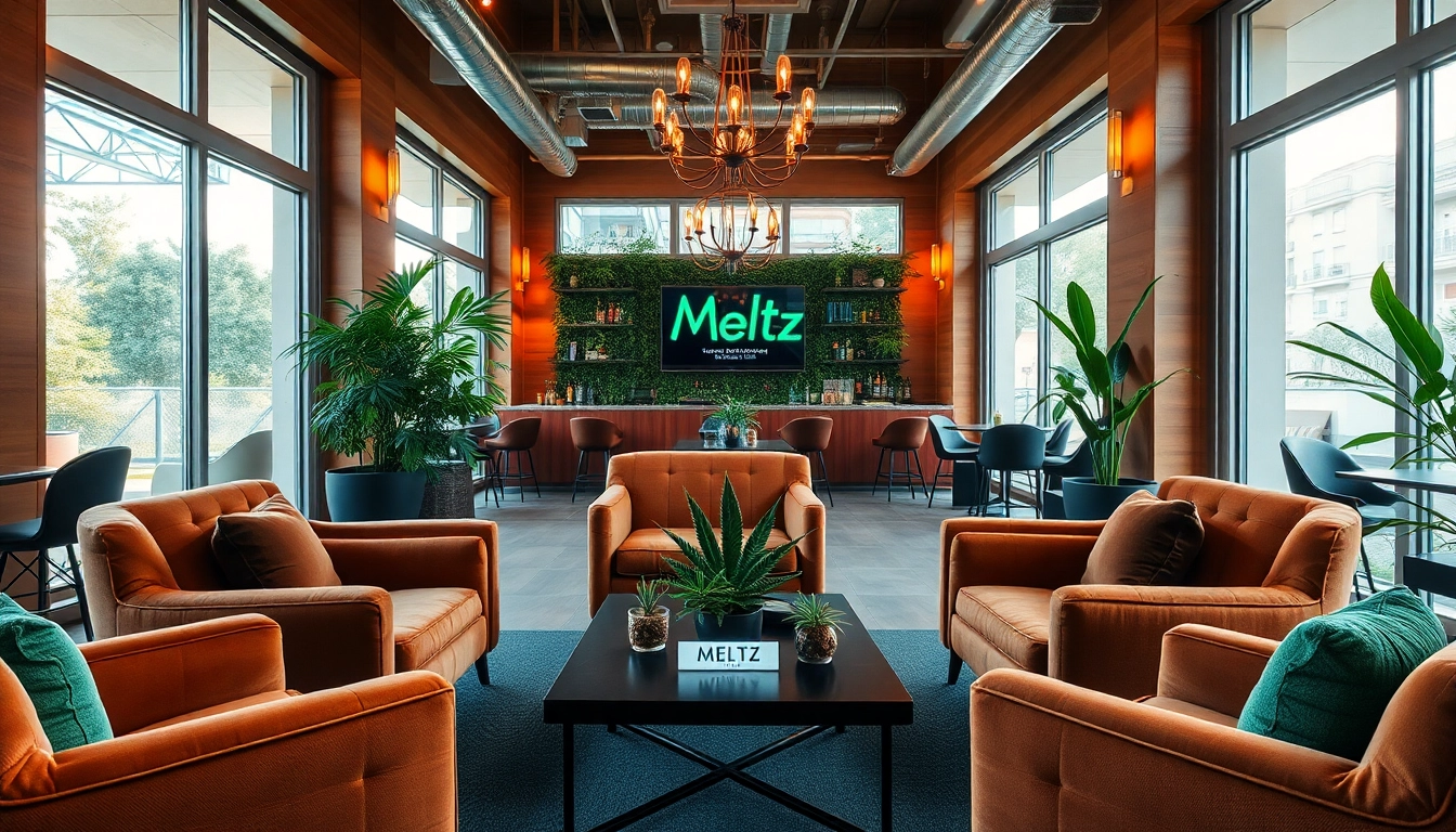 Experience the vibrant ambiance of Meltz Social Club Madrid: with cozy seating and stylish decor.