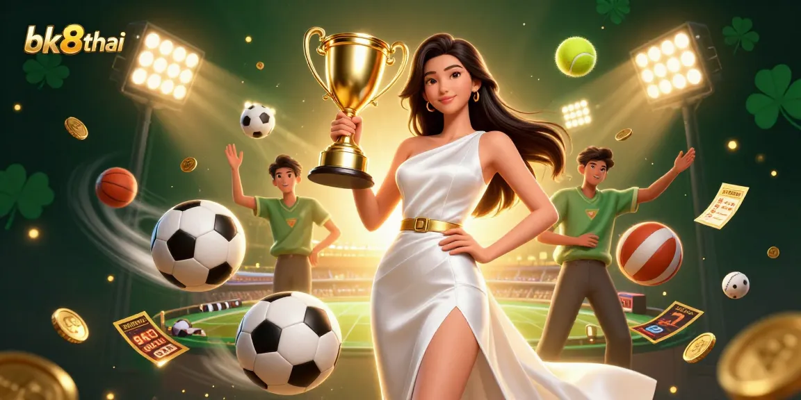 Play thrilling BK8Thai games and win big with 3D sports illustrations featuring vibrant action.