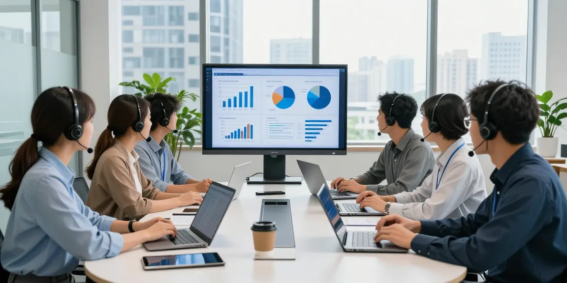 IT support for businesses: diverse team collaborating in a modern office