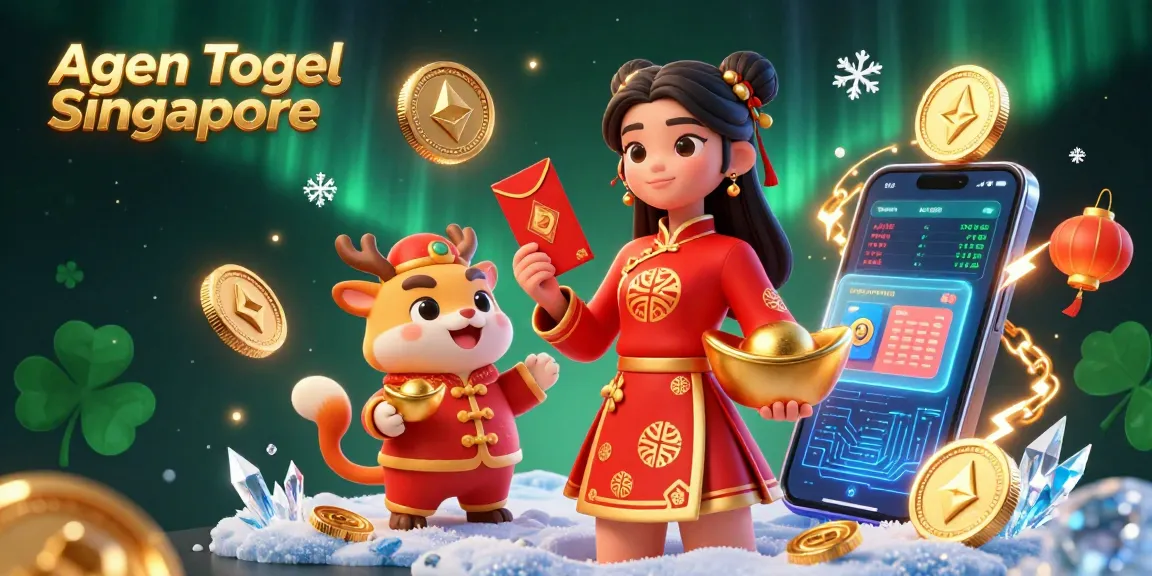 Agen Togel Singapore showcases exciting lottery action with vibrant visuals and engaging characters.