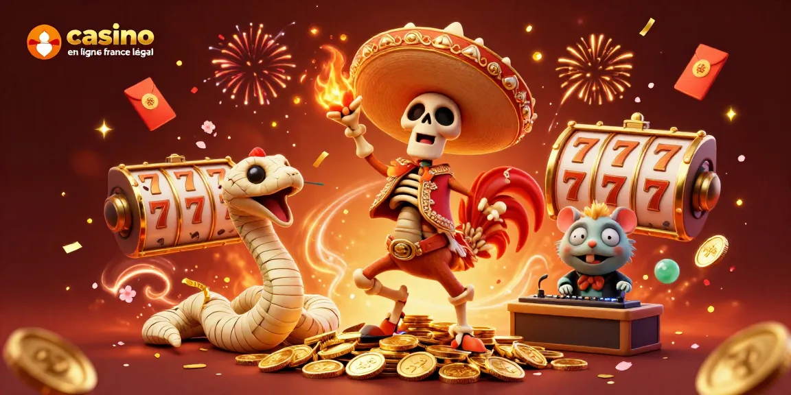 Plongez dans l'univers du casino en ligne France légal avec ce mélange festif d'animations et de jeux.