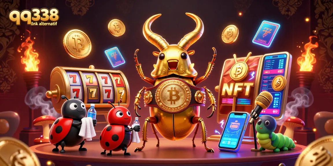 Engage with the thrilling qq338 link alternatif gaming experience featuring vibrant casino elements.
