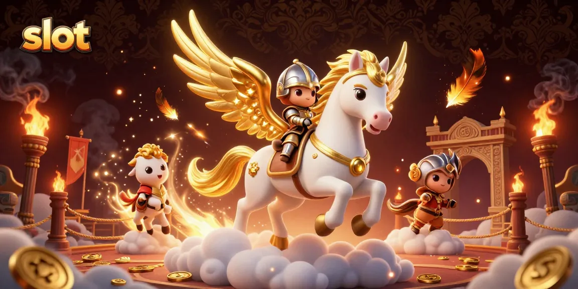 Slot yang menghibur dengan simbol keberuntungan dan kemenangan di kasino online.