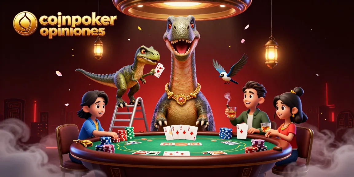 coinpoker opiniones: divertiti al tavolo di poker con il brontosaurus e il raptor mentre distribuiscono carte