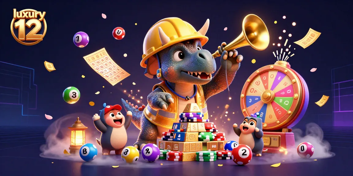 Engage with luxury 12 gaming excitement in a vibrant 3D illustration of casino characters.
