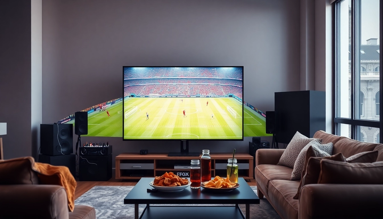Menonton bolakami world cup dengan layar besar dan peralatan berkualitas tinggi.