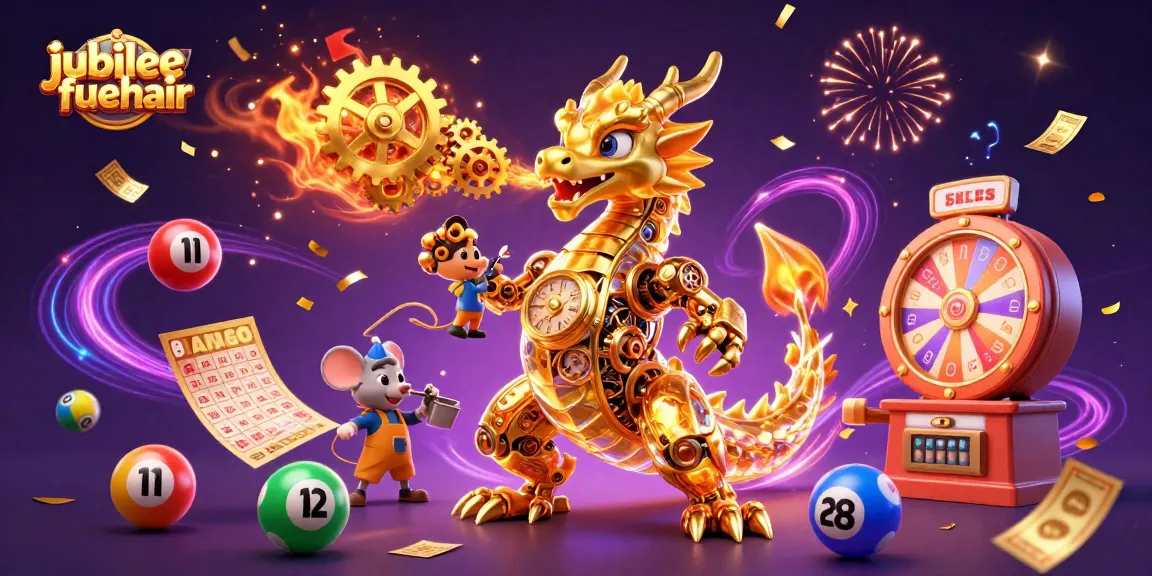 Engage in thrilling gameplay at jubileefuehair with dynamic lottery elements and a golden dragon.