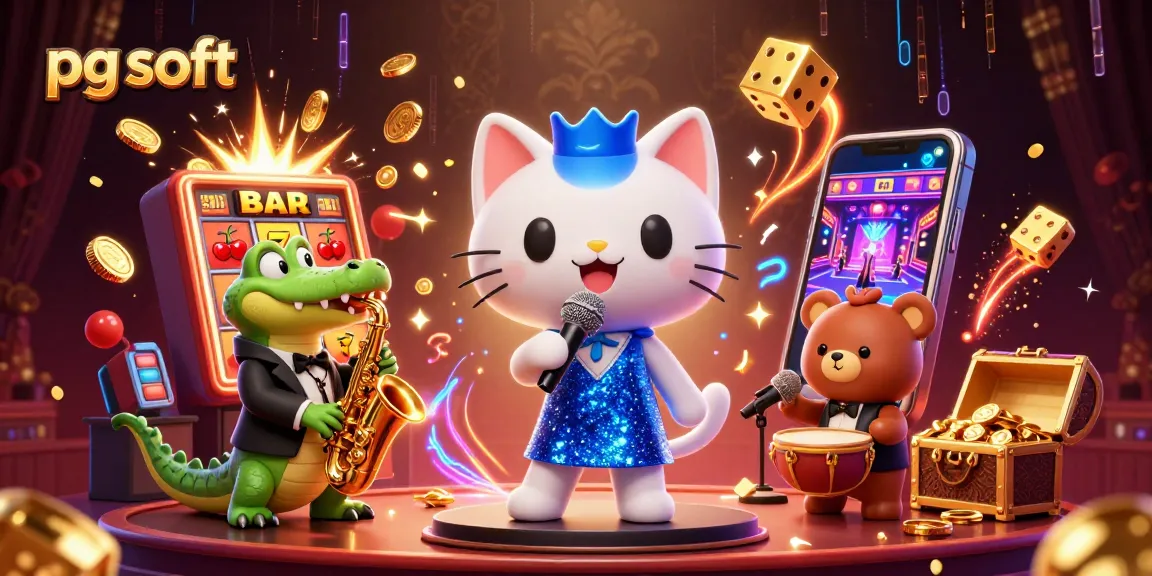 Experience thrilling pg soft slots with vibrant characters and dynamic casino elements.