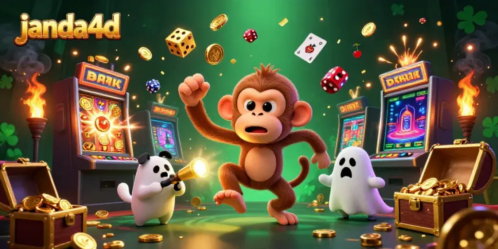 Janda4d menyajikan kekuatan slot dan jackpot dengan keceriaan dalam ilustrasi kasino 3D yang memikat.