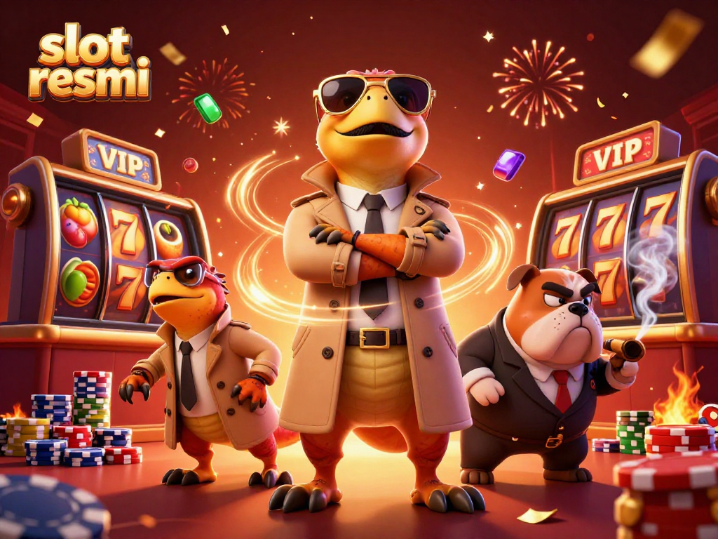 Spin captivating slot resmi reels with raptors scheming in a vibrant casino. Enjoy the thrill!