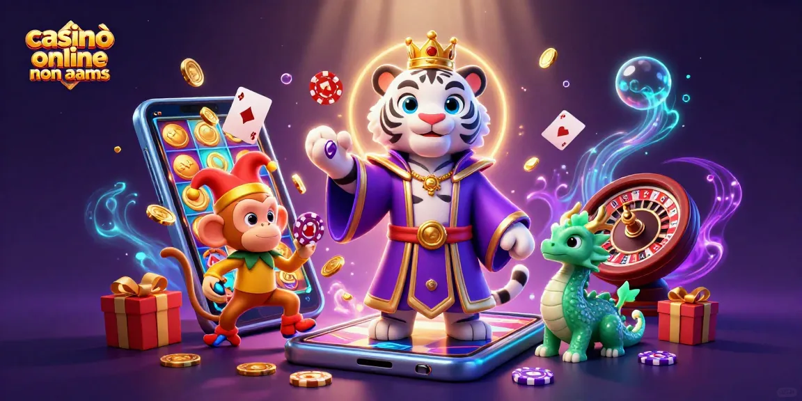 Gioca nei migliori casinò online non aams, con divertenti personaggi e azioni di gioco.