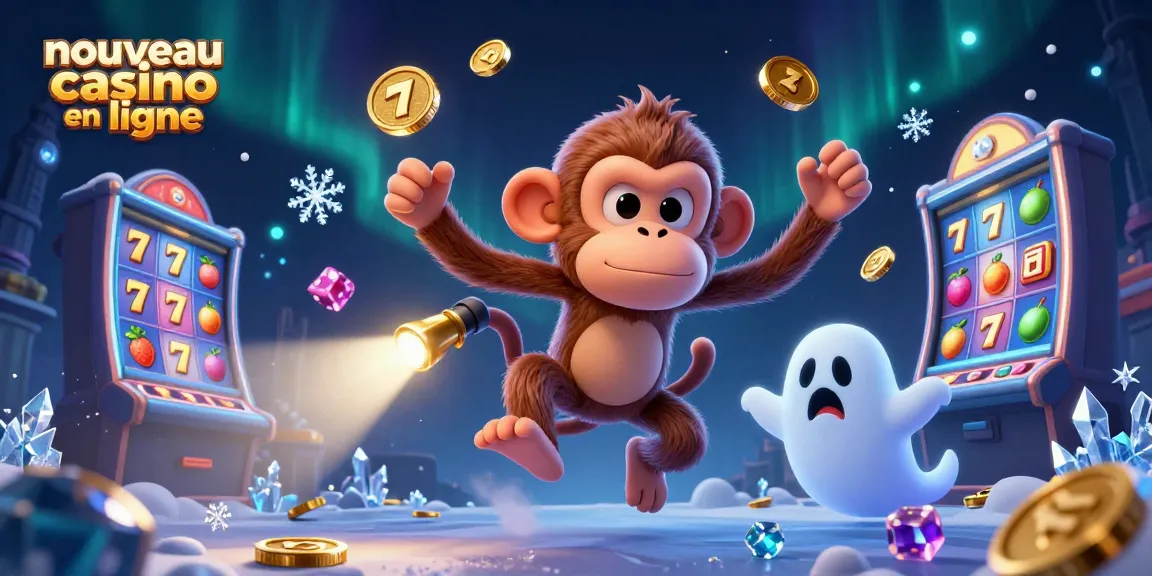 Jouer sur un nouveau casino en ligne avec un singe poltergeist et un chiot chasseur de fantômes