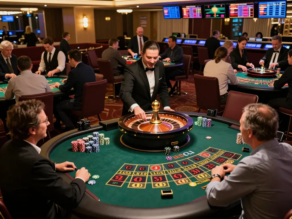 Players engaging in thrilling roulette games at xo88, showcasing strategic betting and vibrant casino atmosphere.
