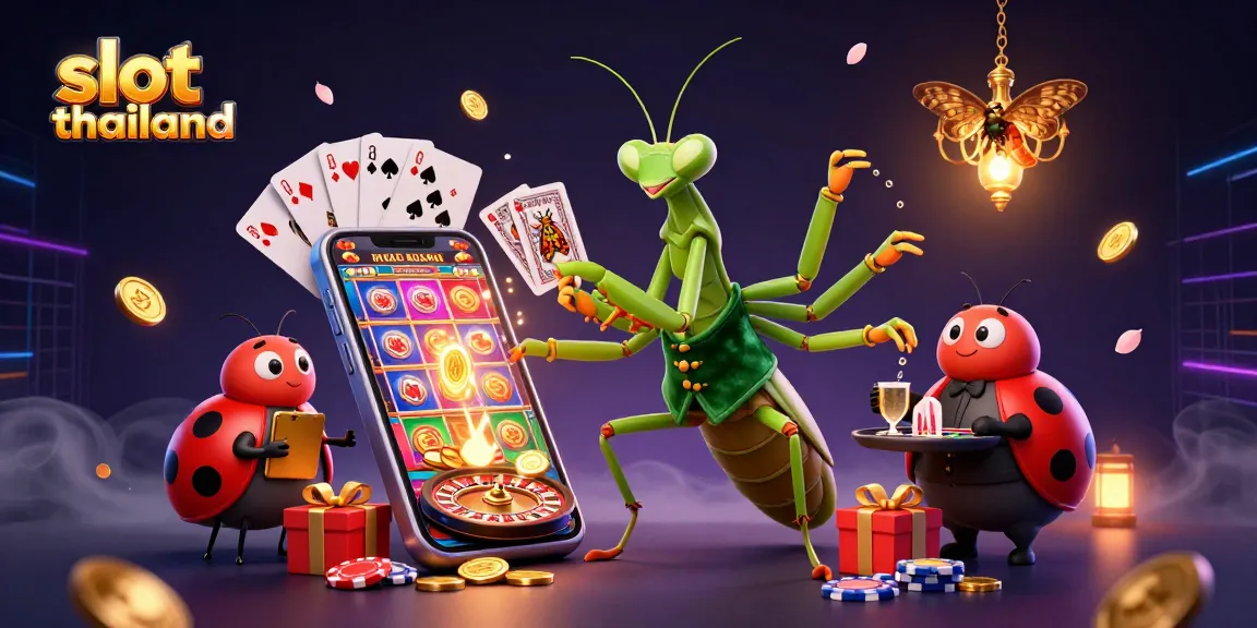 Engage in dynamic gameplay with slot thailand, featuring vibrant slot machines and a lively casino scene.