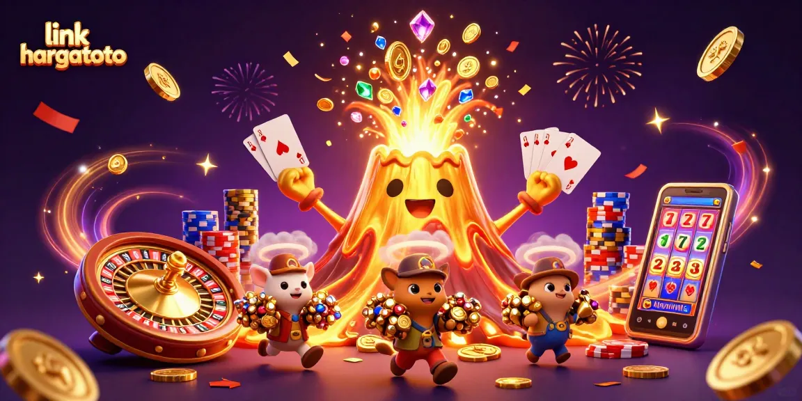 Experience thrilling wins with link hargatoto as joyous treasures erupt from the golden volcano.